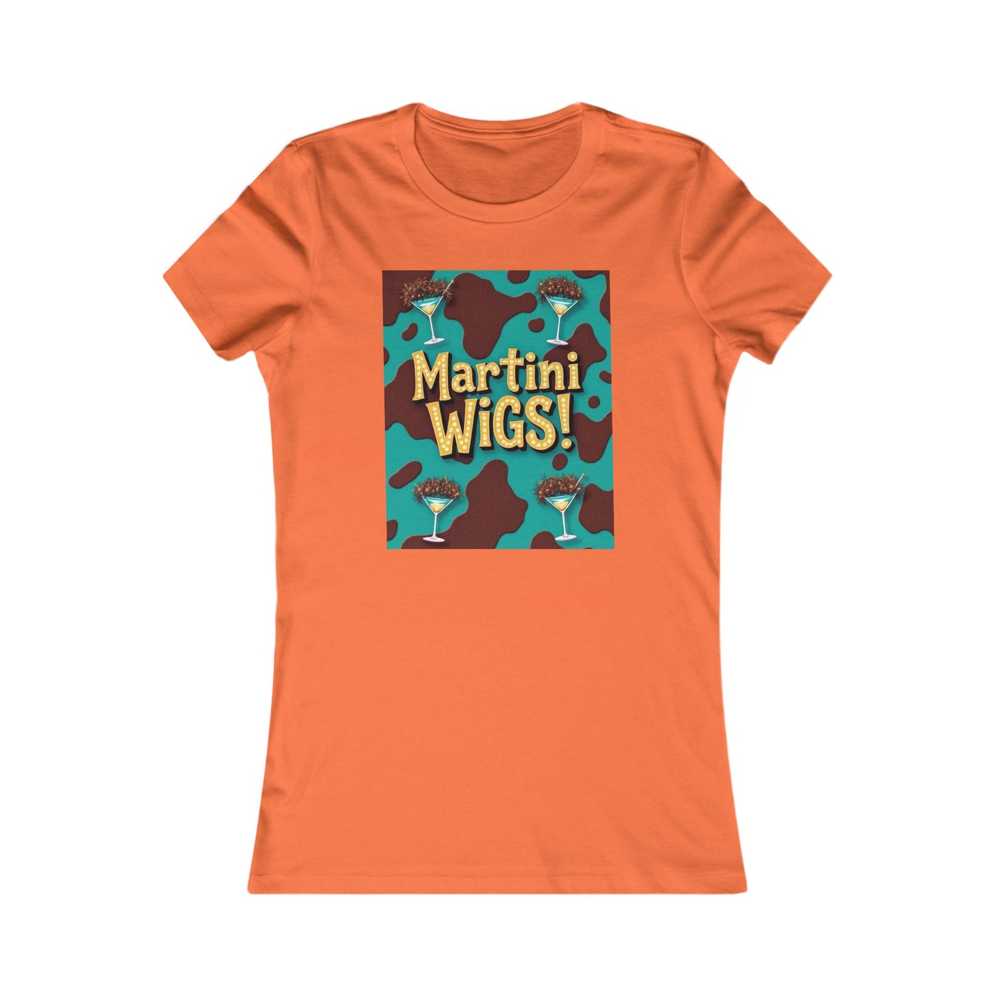 Martini Wigs Women's Tee, Fun Party T-Shirt, Cocktail Lover Gift, Unique Graphic Top, Women's Casual Wear, Birthday Celebration.