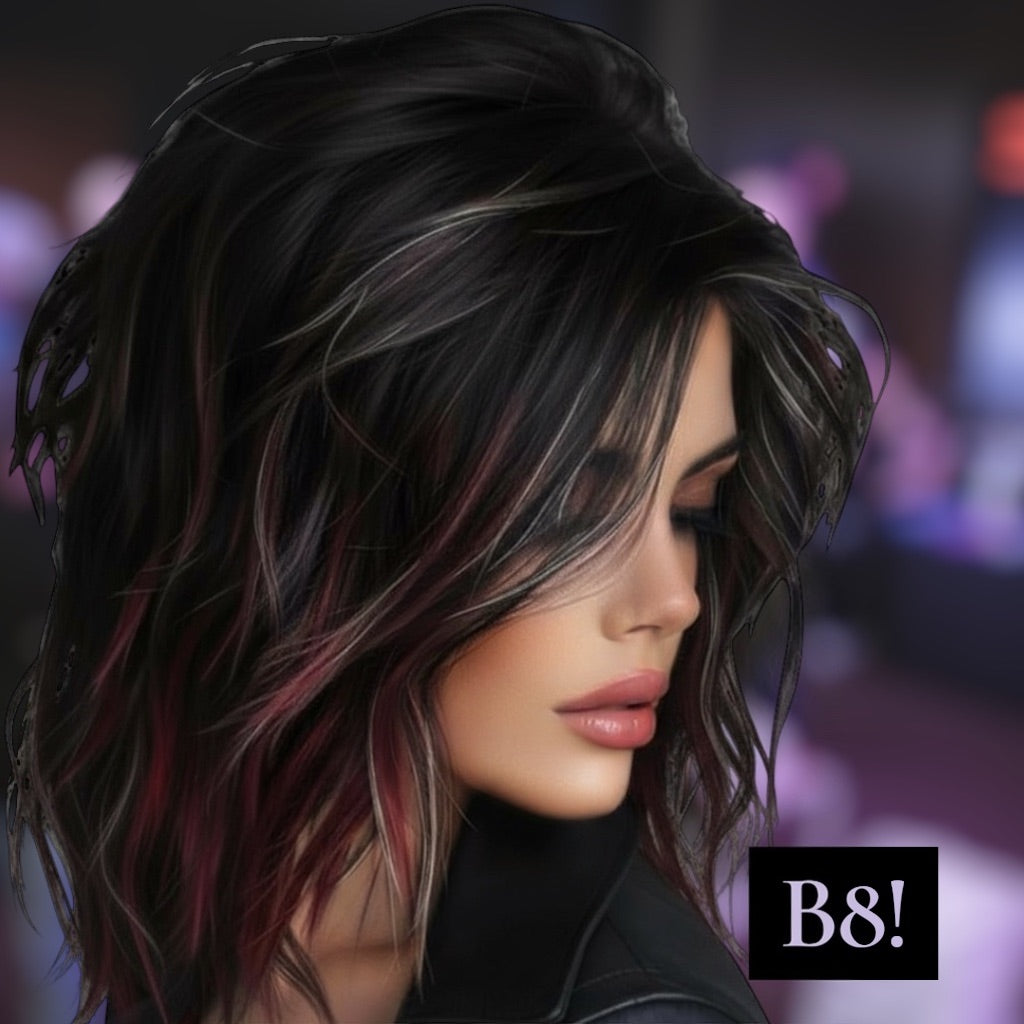 B8! Standard! Read* Pre-Order. Due End Feb/March - this is a technical wig and will be ready when ready . If you are a regret buyer please do not purchase. A Cassidy M creation!