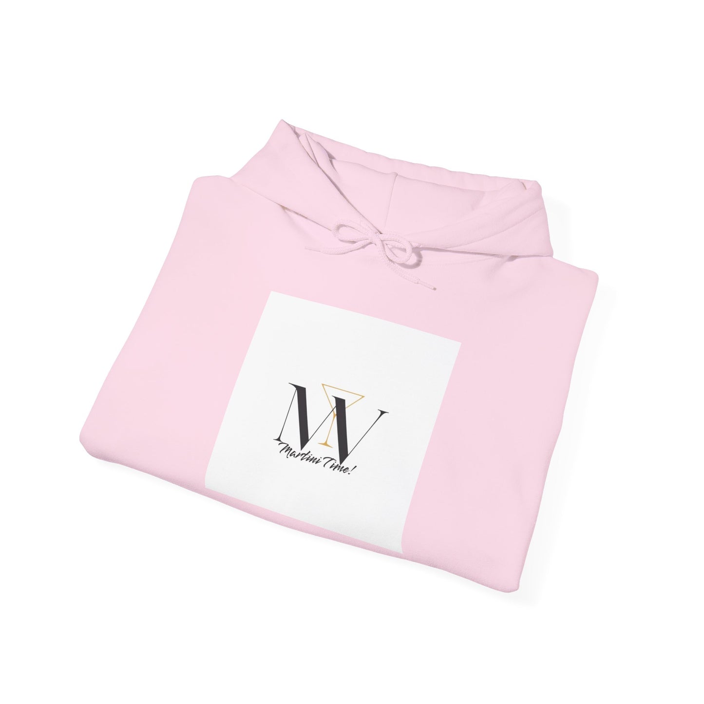 Minimalist Monogram Unisex Hooded Sweatshirt - Cozy Casual Style