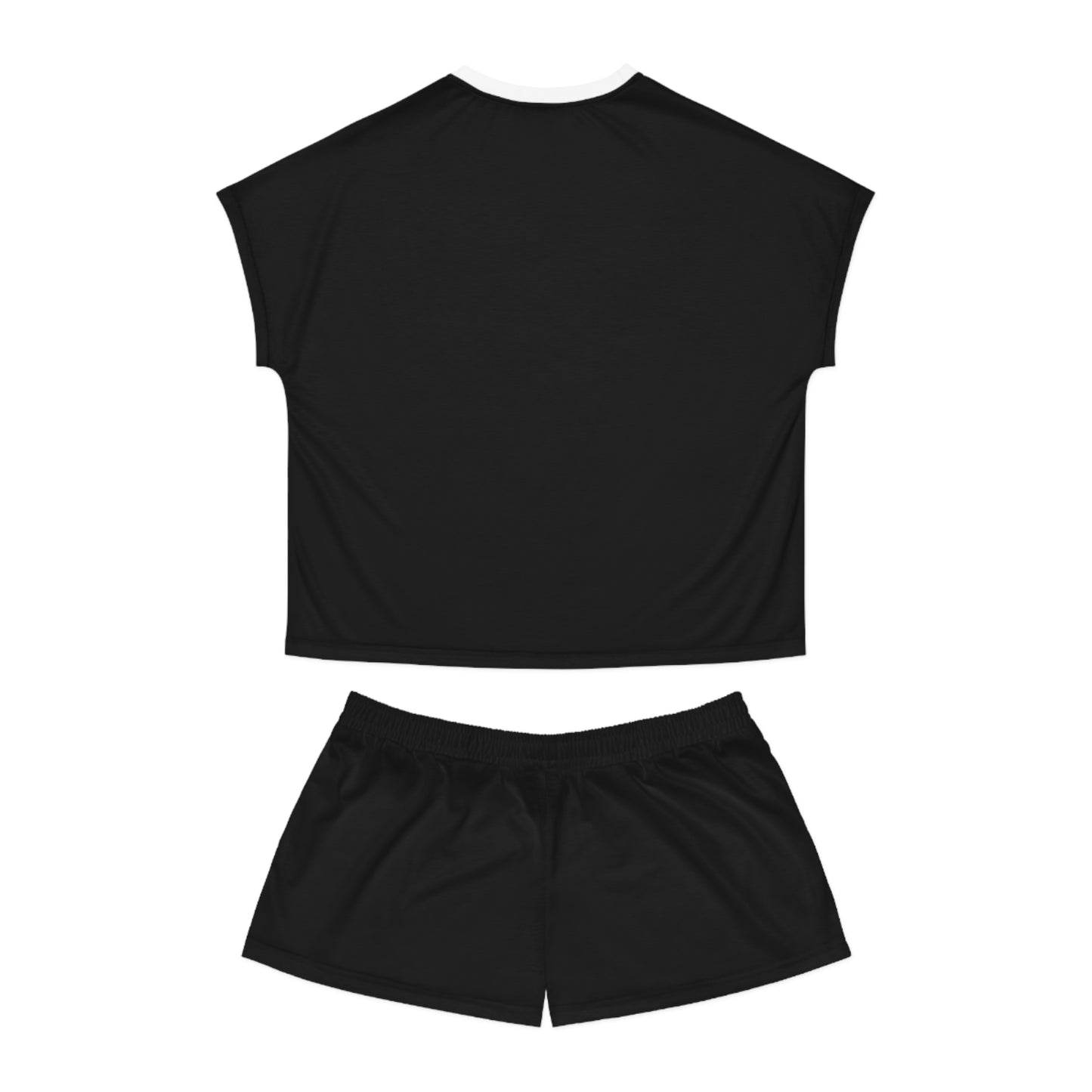 Chic Women's Black Short Pajama Set - Cozy & Stylish Sleepwear