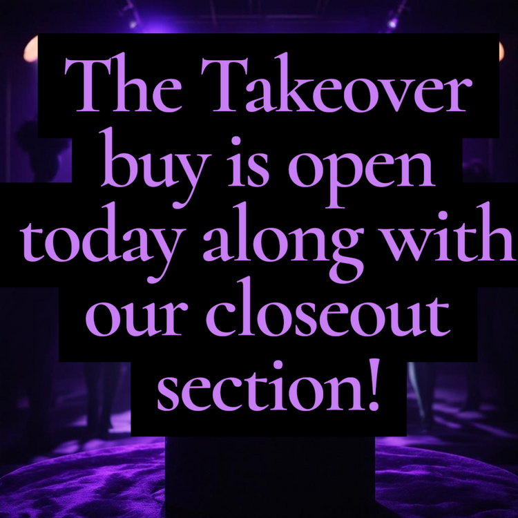 Takeover Buy-preorders & In stock -No discount codes allowed or order will be auto cancelled . pay attention to descriptions please.