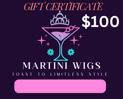 Martini Wigs Gift Cards