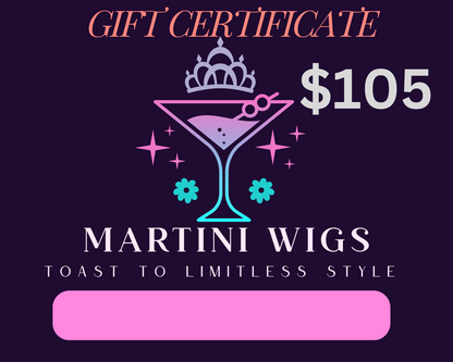 Martini Wigs Gift Cards