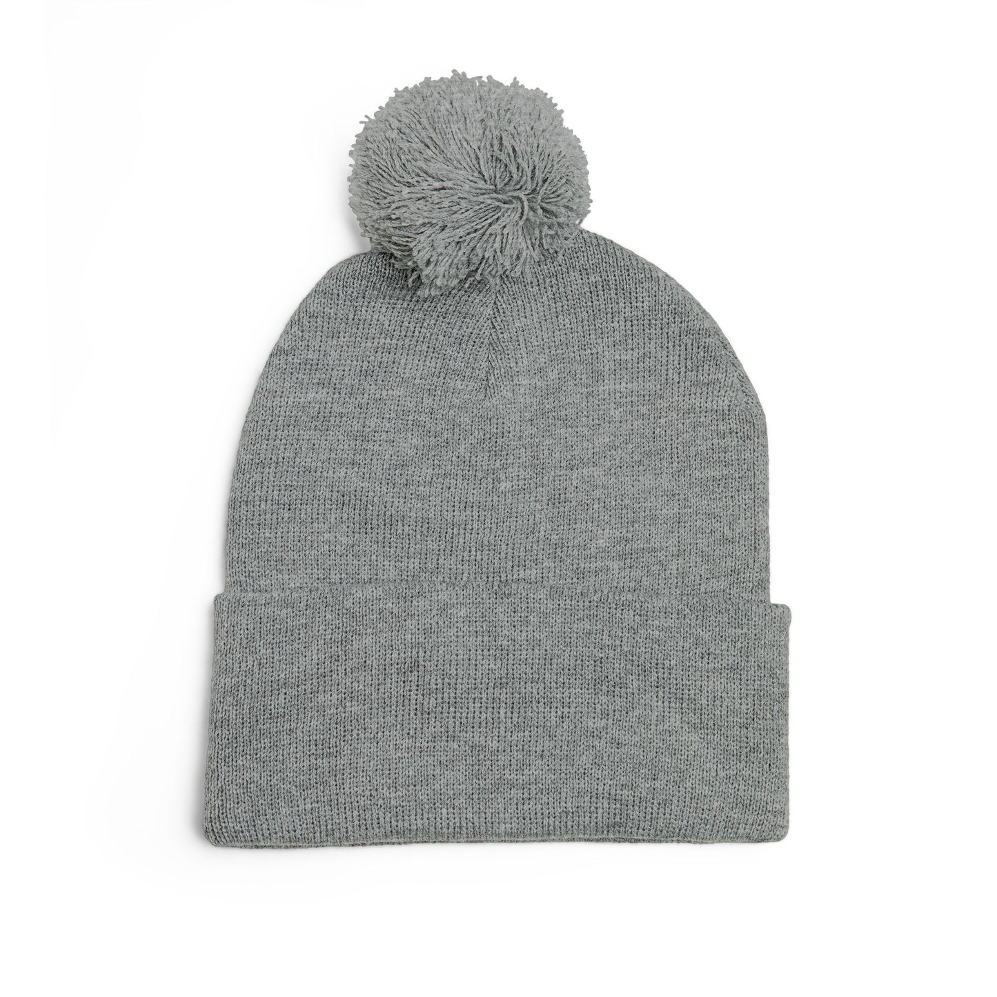 Cozy Pom-Pom Knit Cap for Cold Days, Embroidered Beanie for Winter, Perfect Gift for Friends, Outdoor Fun, Holiday Accessories.