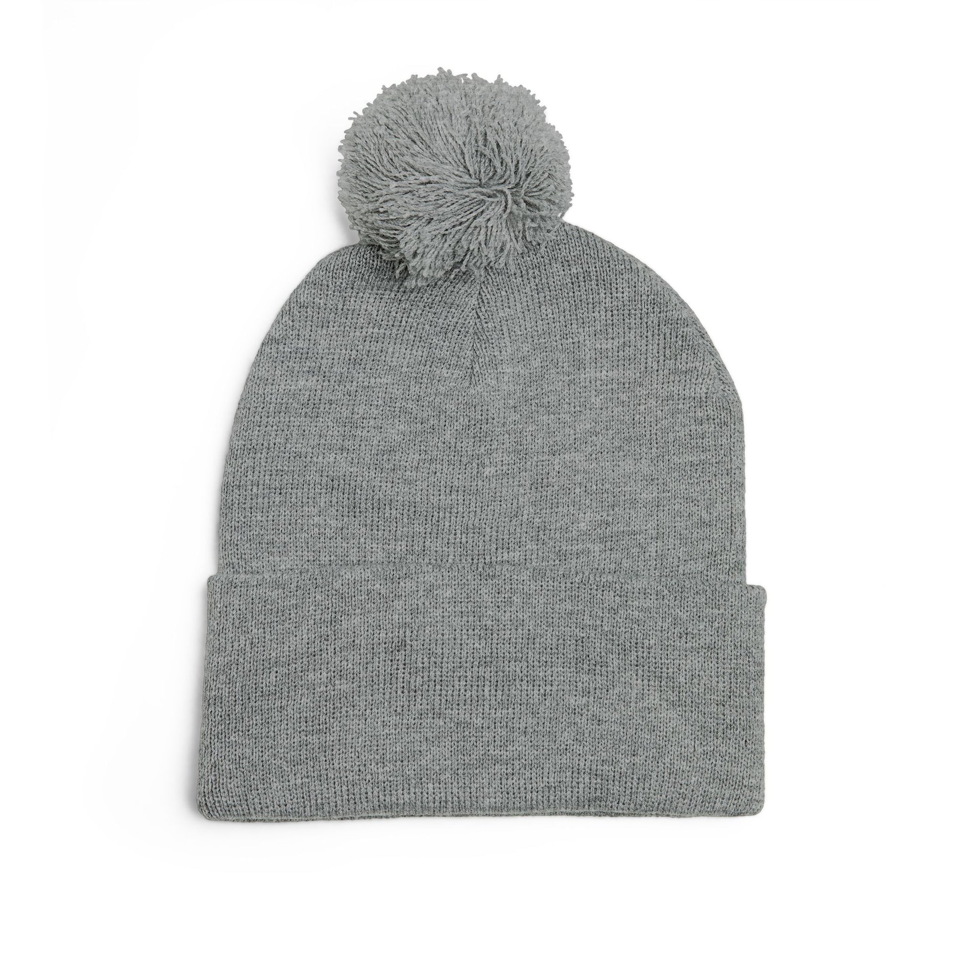 Cozy Pom-Pom Knit Cap for Cold Days, Embroidered Beanie for Winter, Perfect Gift for Friends, Outdoor Fun, Holiday Accessories.