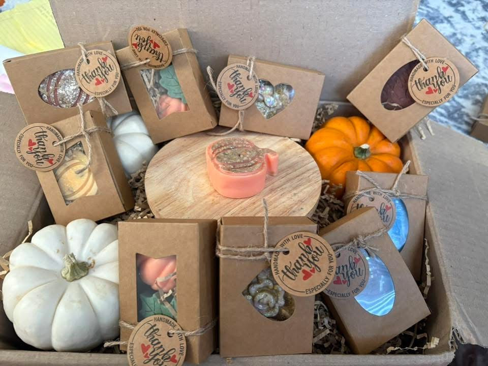 Hand -Crafted Fall Scented Soaps.