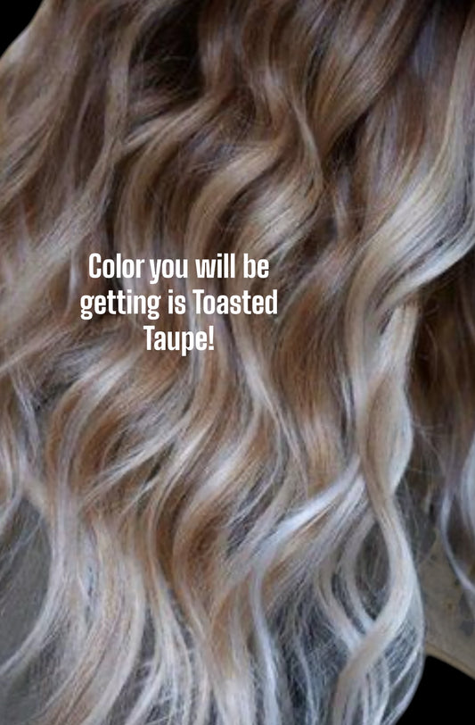 The Tiff’s Toasted Taupe! ! Regular universal Cap!. In 20” length not length pictured Due End of Dec