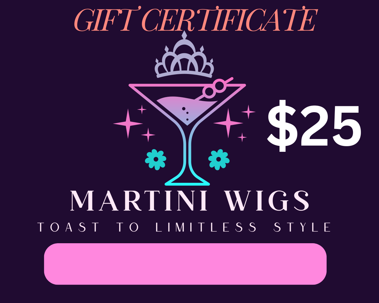 Martini Wigs Gift Cards