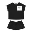 Chic Women's Black Short Pajama Set - Cozy & Stylish Sleepwear