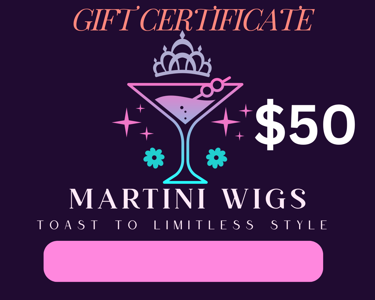 Martini Wigs Gift Cards