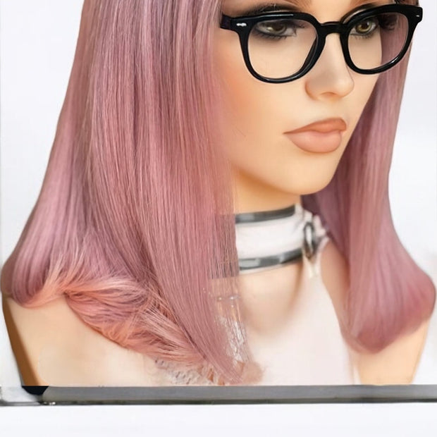 Pink Monday!- High Grade Human Hair .takes days to customize to order. This order will take 7-15 days to custom make by the designer & then up to 10 days to receive , package and ship .