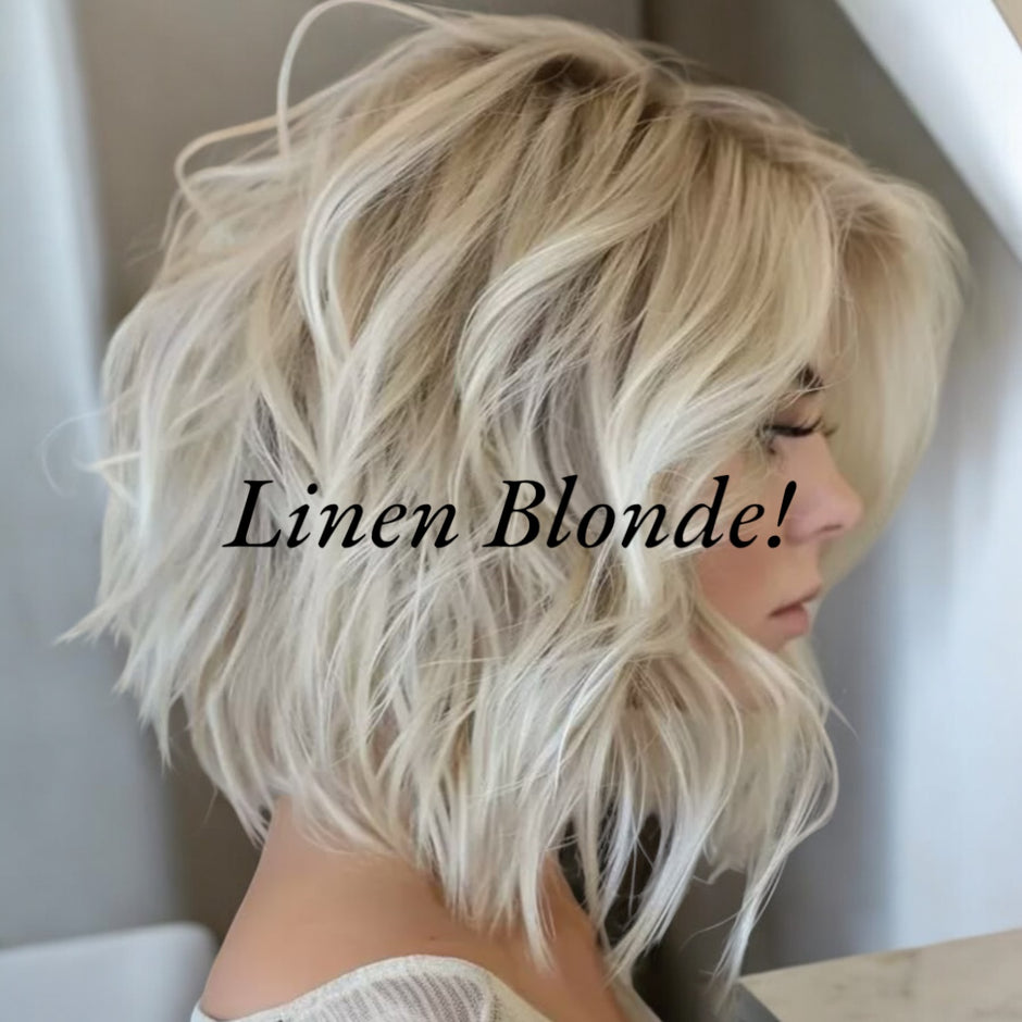 Linen Blonde -  Petite- will be available 8 PM EST tonight 3/27 tonight this is a Pre-order only as we are mostly a custom wig provider . Please do not buy if you are very impatient . 8-12 weeks wait!