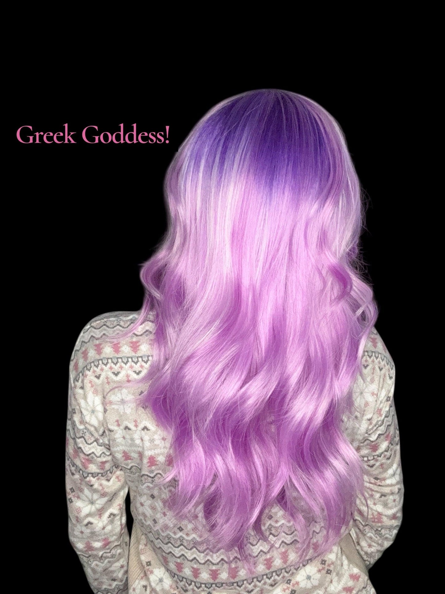 Greek Goddess-Standard!-In Stock- actual wig pictured here.Scandinavian hairline  DO NOT use other discounts !