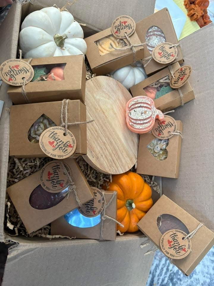 Hand -Crafted Fall Scented Soaps.