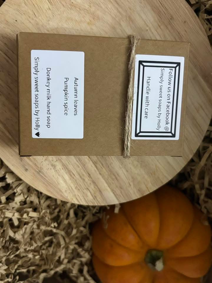 Hand -Crafted Fall Scented Soaps.