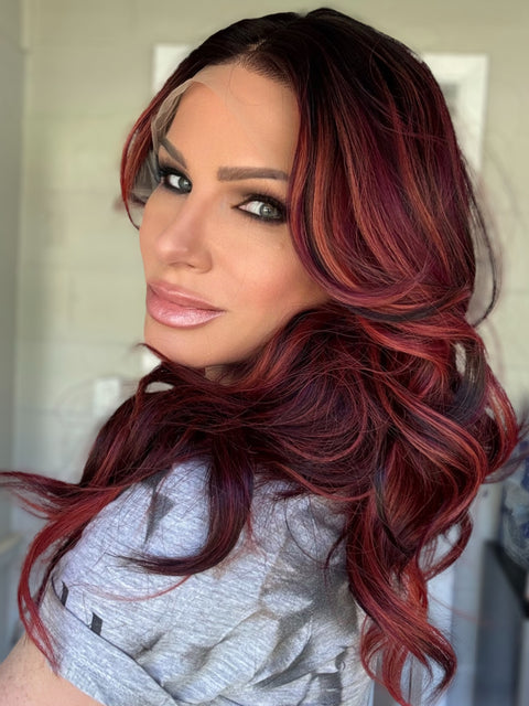 Vegas! Completes Mid-May/early June. Will not receive until or before then. order separately or with other preorders only . Actual photos of wig.