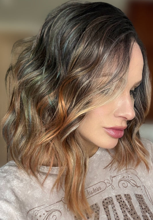 Vanity in Antique Penny - Regular cap - Hand dyed to order -2 weeks time to process . Only 3 sold at a time.