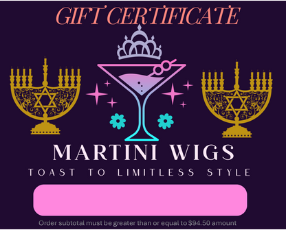 Martini Wigs Gift Cards