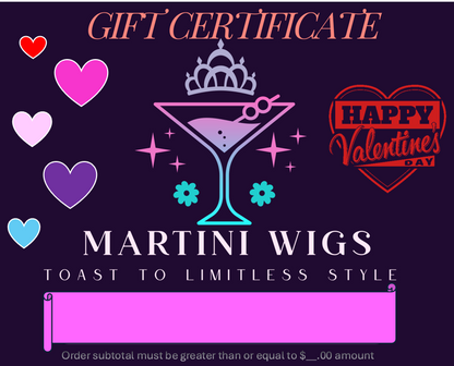 Martini Wigs Gift Cards